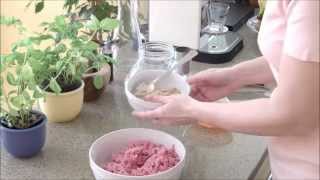 How To Make Rissoles With Mince  Veal Meat Makes It Special [upl. by Idmann]