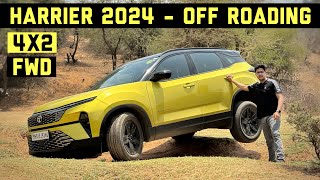 Tata Harrier 2024 Off Roading Test FWD की Power 👌  Better Than Fortuner 4x2 [upl. by Irihs]