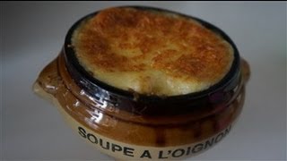 soupe à loignon gratinée  CUISINERAPIDE [upl. by Ecyal87]