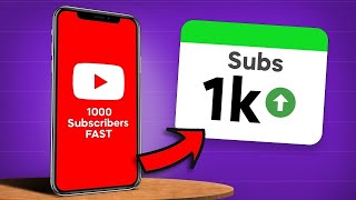 Do THIS to Get 1000 Subscribers FASTER no uploading [upl. by Lauryn250]