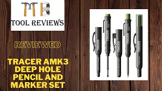 Tracer AMK3 deep hole pencil and marker set  reviewed [upl. by Akkin]