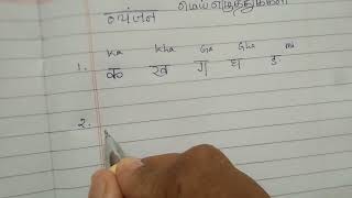 howtowritevyanjanconsonantsinhindiமெய்எழுத்துக்களoutlinestoryhindi [upl. by Meisel790]