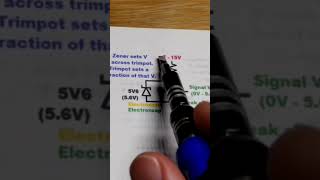 Schematic How To Steady Trimpot Vout With Zener Diode diy electronics electrical [upl. by Okuy]