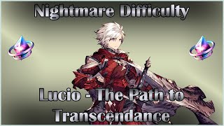 FFBE WOTV Nightmare Difficulty The Path to Transcendence Lucio 140 [upl. by Hildegard533]