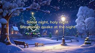 Christmas Carols  Silent Night Karaoke Version Stille Nacht  Noche de Paz [upl. by Briscoe]