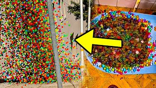 Youtuber Destroys City With Millions of Orbeez [upl. by Las659]