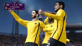 PES 2021 GAMEPLAY EPL WOLVERHAMPTON WANDERERS X MANCHESTER UNITED [upl. by Fitz]