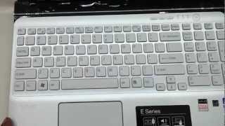 sony vaio e series e15 white colour edition latest 2012 [upl. by Kerri]