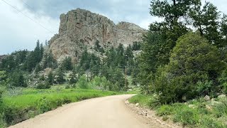 Driving around Red Feather Lakes Part I Prairie Divide Road [upl. by Eelirrem31]