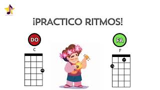 Ukelele Practico acordes DO FA [upl. by Junji]