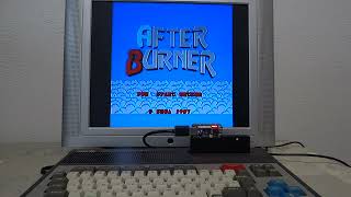 Afterburner  MSX computer equiped with the Sega Master System VDP [upl. by Beckie]