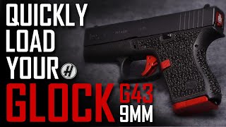 Load your Glock G43 Quicker with a Quickie Loader [upl. by Ikkim]