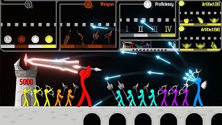 3v3 Stickman Fight  Artifacts War  Marble amp Ragdoll battle [upl. by Clementius67]