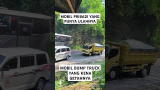 Duh Gara Gara Mobil Pribadi Dump Truknya Jadi Susah dumptruck trukcanter tanjakanbatununggul [upl. by Can]