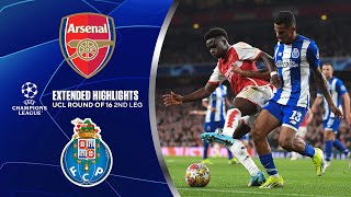 Arsenal vs Porto Extended Highlights  UCL Round of 16 2nd Leg  CBS Sports Golazo [upl. by Akiaki]