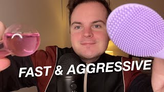 ⚡️ASMR Fast amp Aggressive Unpredictable Mic Triggers for ADHD⚡️ [upl. by Ahseya]