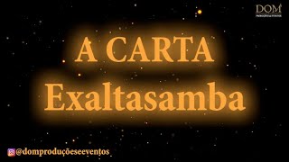 SambaOkê  Exaltasamba  A Carta  Karaokê [upl. by Elly]