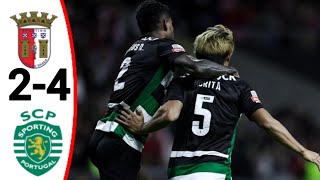 Braga vs Sporting 24 Conrad Harder Goal All Goals and Extended Highlights [upl. by Adamik115]