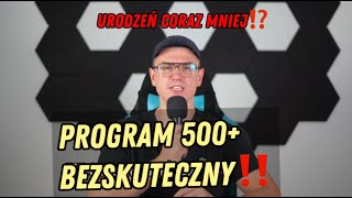 OGROMNE WYDATKI RZĄDOWE NA 500⁉️ EFEKT  URODZEŃ CORAZ MNIEJ 500plus rząd gospodarka pieniądze [upl. by Jania]