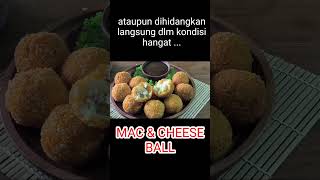 RESEP amp CARA BIKIN MAC amp CHEESE BALL  ISIAN SNACKBOX KEKINIAN isiansnackbox macaroni macampcheese [upl. by Zsamot]