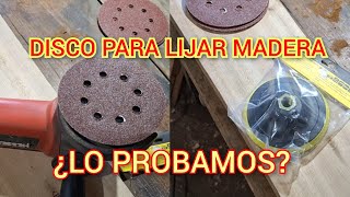 Disco para lijar pulir madera [upl. by Tankoos]