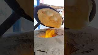 Most Unique Roti Making Skills on Coal Fire reels streetfood viral trending bengali shorts [upl. by Nalyorf]