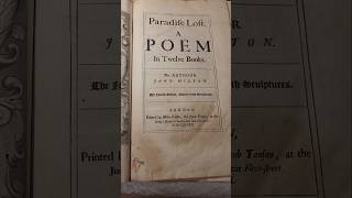 First Illustrated edition of Paradise Lost 1688 Subscribers listed [upl. by Rovaert]