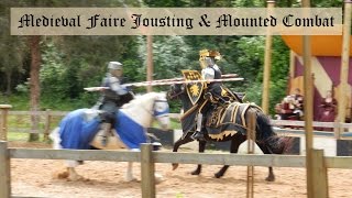 Medieval Faire Jousting and Mounted Combat  TN Ren Fair [upl. by Notsruht719]