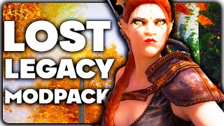 Lost Legacy Skyrim Modpack  Vibrant Power Fantasy Modlist For Skyrim [upl. by Lamond]