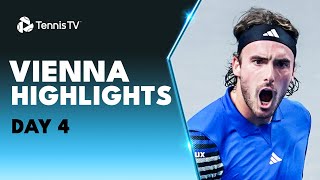 Medvedev vs Dimitrov Sinner Rublev amp Tiafoe Feature  Vienna 2023 Highlights Day 4 [upl. by Leod]