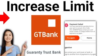 How to Increase Transfer Limit on gtb Mobile App 2024 [upl. by Ronym887]