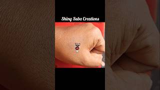 Different Type Patham Symbol Bindi And Tattoo Designs By Shiny Suba Creations bindi patham art [upl. by Calandria]