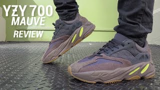 Adidas Yeezy Boost 700 Mauve Review amp On Feet [upl. by Nyliahs]