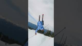 Whistler’s Insane Terrain Park 🤯⛷️ lineskis ski snowboarding skigear whistler [upl. by Oinotnaesoj]