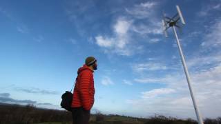 Vertical Axis Wind Turbine domestic installation Ireland 3kW nominal power 5kW peak [upl. by Haseena]