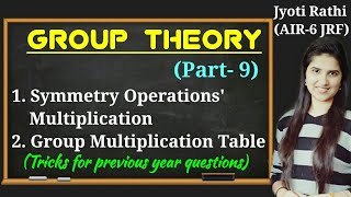 Group Multiplication table of Symmetry operationsC2v point groupWater moleculeGroup theory Hindi [upl. by Jillane219]