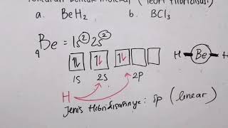 Bentuk Molekul Teori Hibridisasi Pembahasan Soal [upl. by Erdne]