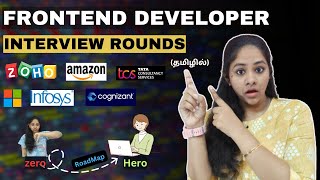 FRONT END DEVELOPER Interview Rounds in Tamil🔥  Front end developer Road Map🚀  IT Jobs👩‍💻 [upl. by Uhile]