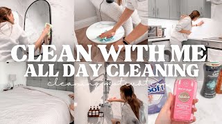 CLEAN WITH ME 🫧All day cleaning  extreme cleaning motivation [upl. by Emerald276]