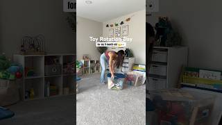 Montessori Playroom  Toy Rotation  9 month old playroom inspo 🫶🏻✨ montessorimom toyrotation [upl. by Oika]