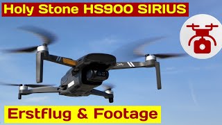 Holy Stone HS900 Sirius Flugtest Footage Ersteindruck 249g Drohne mit GPS 4k Kamera 3 Achs Gimbal 💯 [upl. by Warp831]