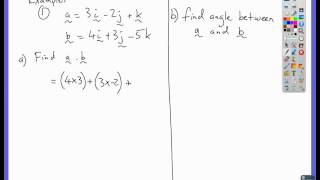 Scalar product of two vectors [upl. by Eiahpets]