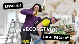 RENOVATION local  pose de PLACO PLATRE et encore un peu de CASSE  Episode4 [upl. by Eliga]