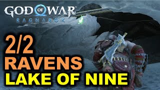 Lake of Nine Odins Ravens Location  God of War Ragnarok [upl. by Aihsoj]