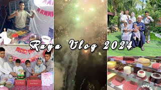 Raya Vlog 2024  Sambut Birthday 🎂 BBQ 🍢 Bunga Api 🎇 amp Surprise Family [upl. by Lunseth]