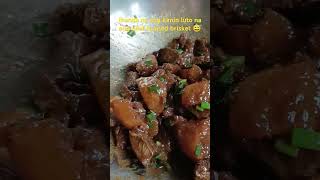 Get ready the rice beef braised brisket is cook😅😋shortvideo beefchineserecipeyummy beefrecipe [upl. by Richy]