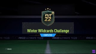 FIFA 22 SBC  WINTER WILDCARDS CHALLENGE  NO LOYALTY CHEAP [upl. by Jobina]