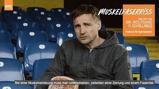 Muskelfaserriss erkennen und behandeln  Sportverletzungen erklärt von Dr Wolfgang Schillings [upl. by Mcarthur]