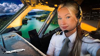 BOEING 737 Stunning LANDING AZORES PORTUGAL Airport RWY 30  Cockpit View  Life Of An Airline Pilot [upl. by Pavyer]