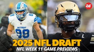 quot2025 NFL Draft Insights with Dane Brugler amp NFL Week 11 Game Previewsquot [upl. by Johnnie729]